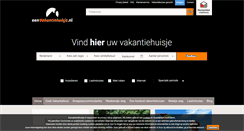 Desktop Screenshot of eenvakantiehuisje.nl